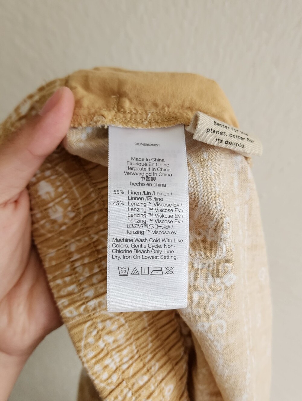 Madewell Linen Blend Bandana Print Pull-On Shorts Size Large - Picture 9 of 11